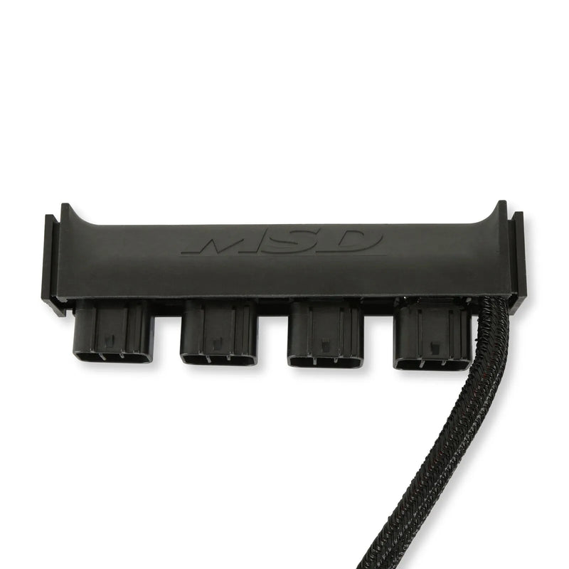 MSD 77403 Power Grid 4-Connector Hub - Black Housing