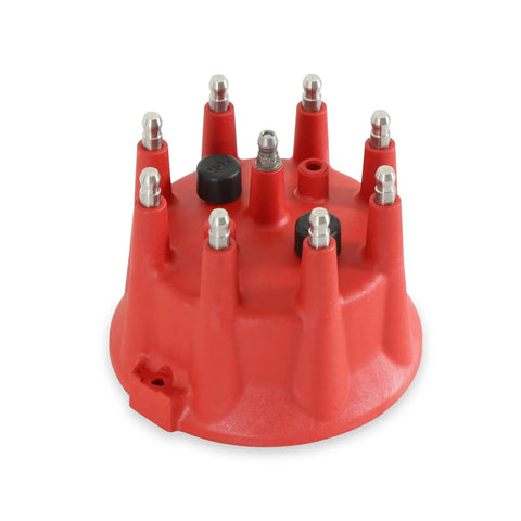 MSD Replacement Cap and Rotor for Pro Mag, Red Replacement Pro Cap Red, 3" terminal to terminal diameter (image 2)