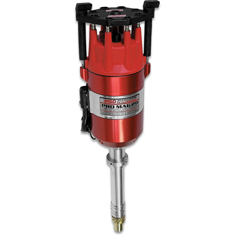 MSD Pro Mag 20 Amp Generator, Chevy V8, Tall, The 20 Amp magneto is a favorite in alcohol slurping engines such Spo...