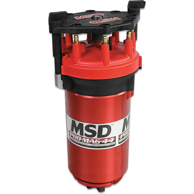 MSD Pro Mag 44 Amp Generator, CCW Rotation, Red, Band Clamp