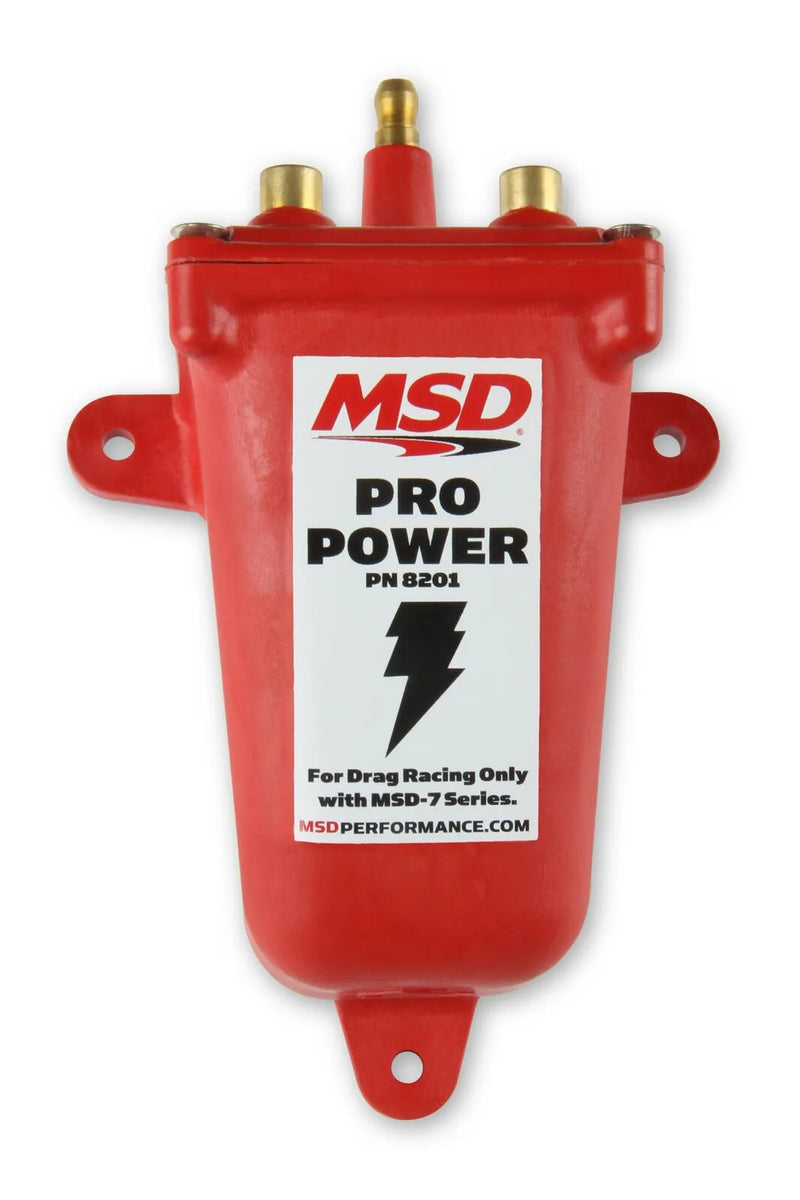 MSD 8201 Ignition Coil - Pro Power Series - Red Use with