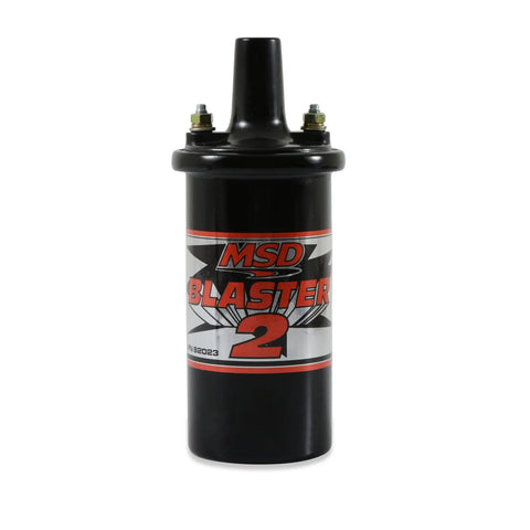 MSD Ignition Coil - Blaster 2 - Black Universal - Use with an Ignition Box