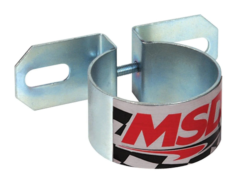 MSD 8213 Ignition Coil bracket Canister Style, Horizontal