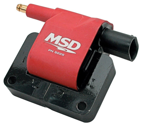 MSD Ignition Coil - Blaster - Dodge 1990-1999 Dodge L4/L6/V6/V8 engines — fits Jeep Grand Cherokee Zg