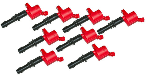 MSD 82438 Ignition Coil - Blaster - Ford 3-Valve V8 - Red