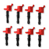 MSD Ignition Coil - Blaster - Ford 3-Valve V8 - Red - 8-Pack 2004-2008 Ford 4.6L/5.4L/6.8L - 3-Valve — fits Ford Ex... (image