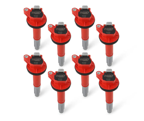 MSD Ignition Coil - Blaster - Ford Shelby GT350/500 5.2L V8 - Red - 8-Pack 2016-2020 Mustang GT350/GT350R - 2020 Mu...