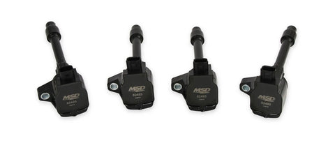 MSD Ignition Coil - Blaster Series-Honda 1.5L/2.0L/2.0L Turbo 4-cyl-Black-4-Pack — fits Honda Civic Type