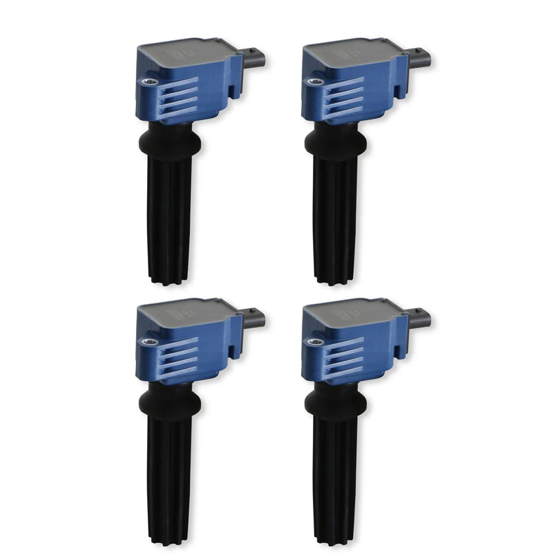 MSD Ignition Coil - Ford EcoBoost - 2.0L/2.3L L4 - Blue - 4-Pack 2012-2019 Ford EcoBoost - 2.0L/2.3L