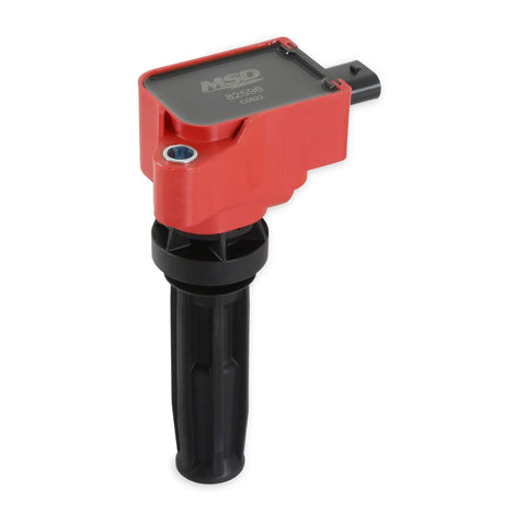 MSD COIL, RED, FORD ECO-BOOST 2.0L L4, SINGLE Fits 2019-2022 2.0L Ford Bronco Eco-Boost