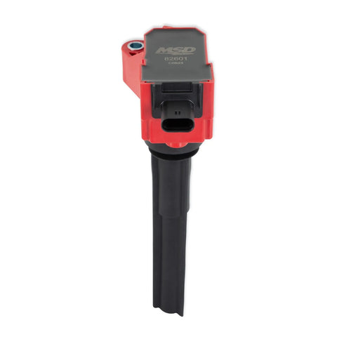 MSD Ignition Coil - Ford EcoBoost - 2.7L / 3.0L V6 - Red - Single 2018-2024 Ford EcoBoost - 2.7L / 3.0L V6