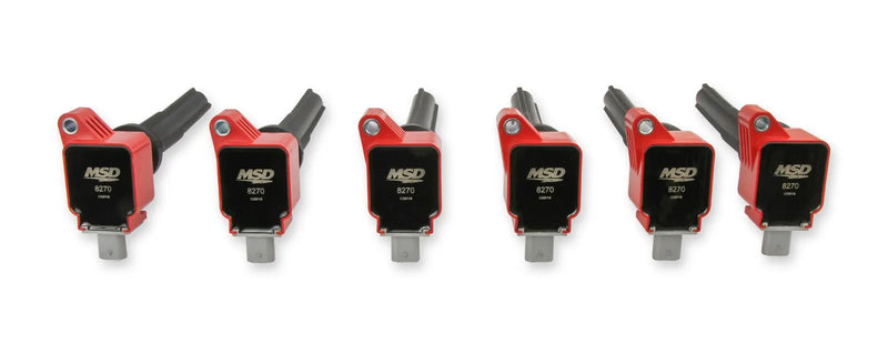 MSD 82706 Ignition Coil - Ford EcoBoost - 3.5L V6 - Red -