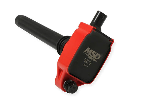 MSD 8273 Ignition Coil - Blaster - Chrysler V6 - Red