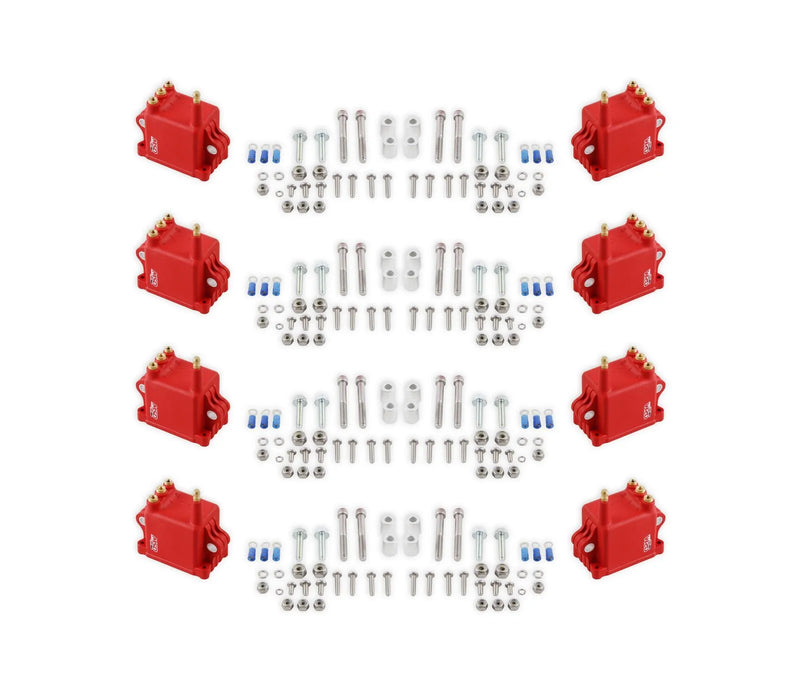 MSD 82808 Ignition Coil - High Output - 8-Pack - Red For