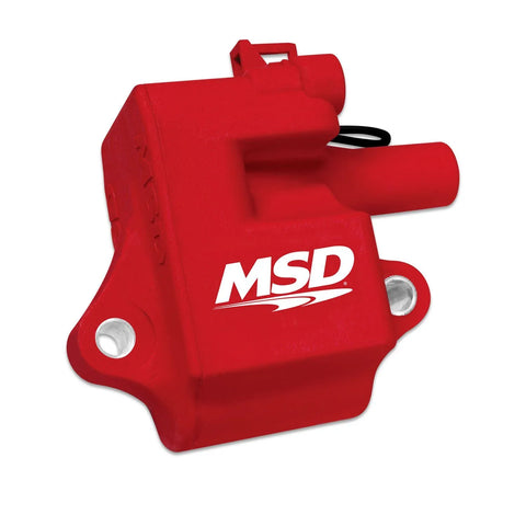 MSD Ignition Coil - Pro Power Series - GM LS1/LS6 Engines - Red — fits Chevrolet Camaro Gen 4