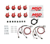 MSD Ignition Coil - Smart - Big Wire Kit - Red Universal - Use with Holley or EFI Systems