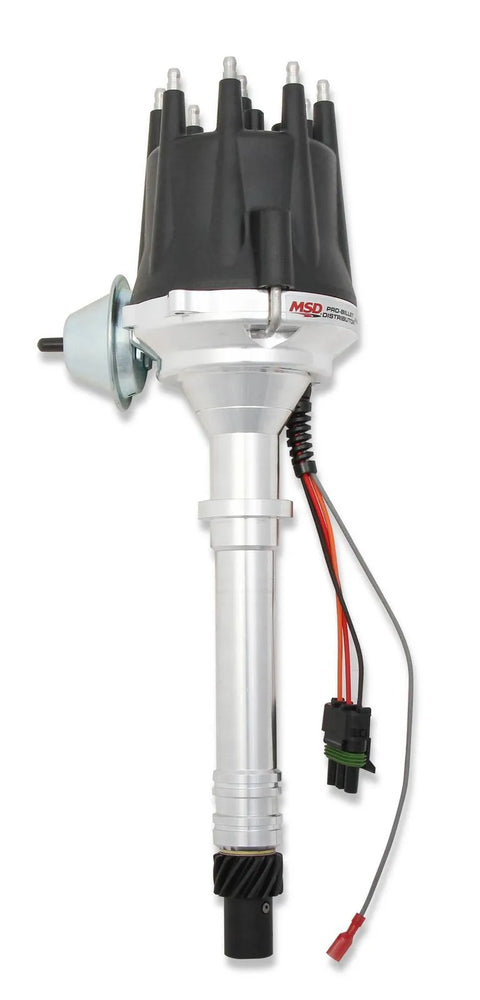 MSD Chevy V8 w/Internal Module Distributor and Black Cap — fits Chevrolet Camaro Gen 1
