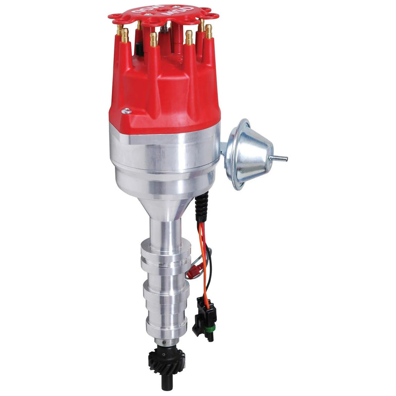 MSD Ford Y-Block Ready-to-Run Distributor Ready-to-Run with rev limiter. May hit firewall seam on 57-59 full size cars