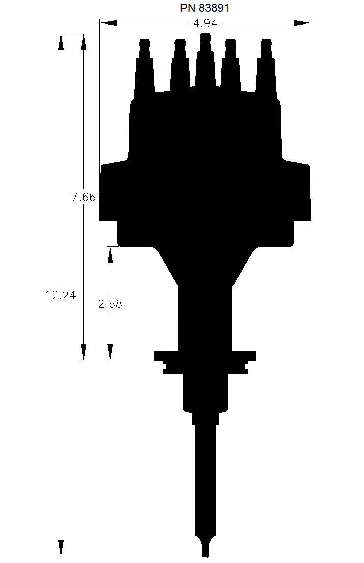 MSD Chrysler 392 HEMI Pro-Billet Distributor Precision timing and control for your vintage 392 HEMI. Must be used with an 6, 7 or 8-series ignition.