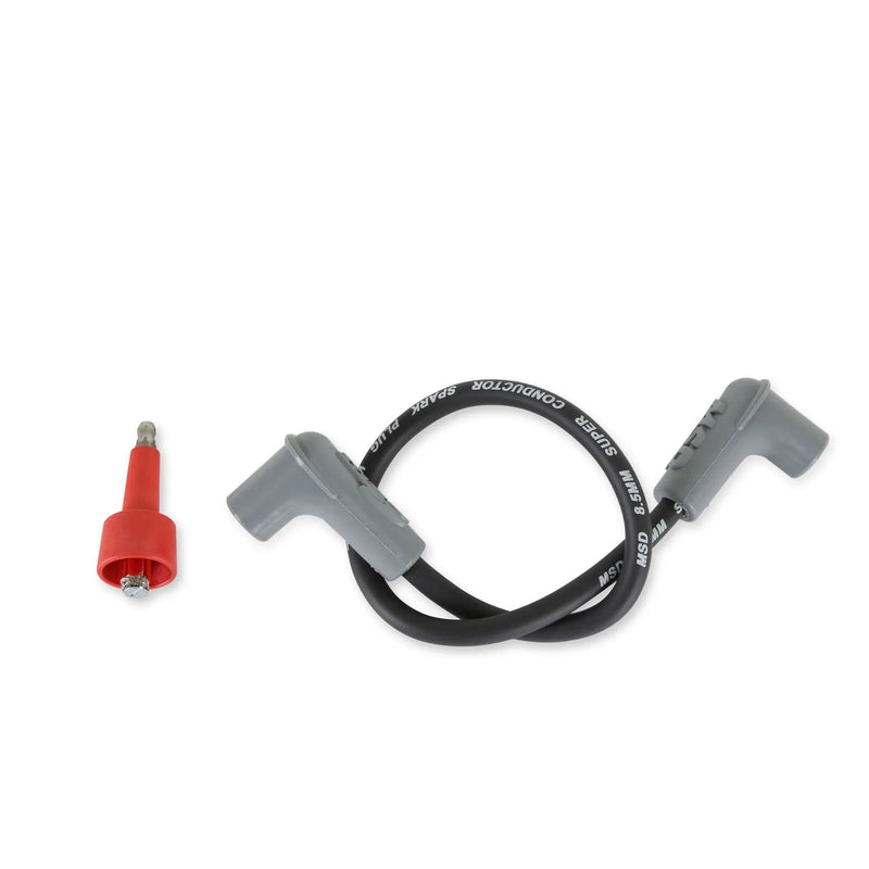 MSD HEI Coil Wire, Blaster 3, Super Conductor, Black A Power Tower is supplied to adapt a socket style cap.