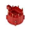 MSD GM HEI Distributor Cap, Red Replacement GM HEI distributor cap.