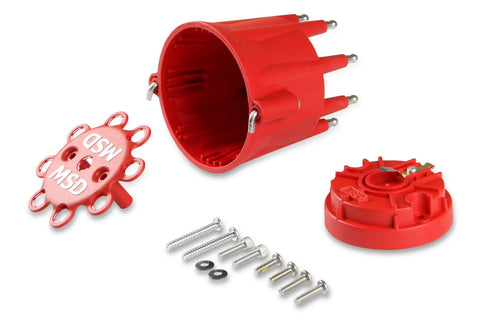 MSD Red Cap/Rotor Kit The kit includes Cap, PN 8433 and Race Rotor, PN 8467.