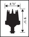 MSD Ford 289, 302 E-Curve Pro-Billet Distributor Set the timing curve with a twist of a rotary dial! — fits Ford Gr... (image