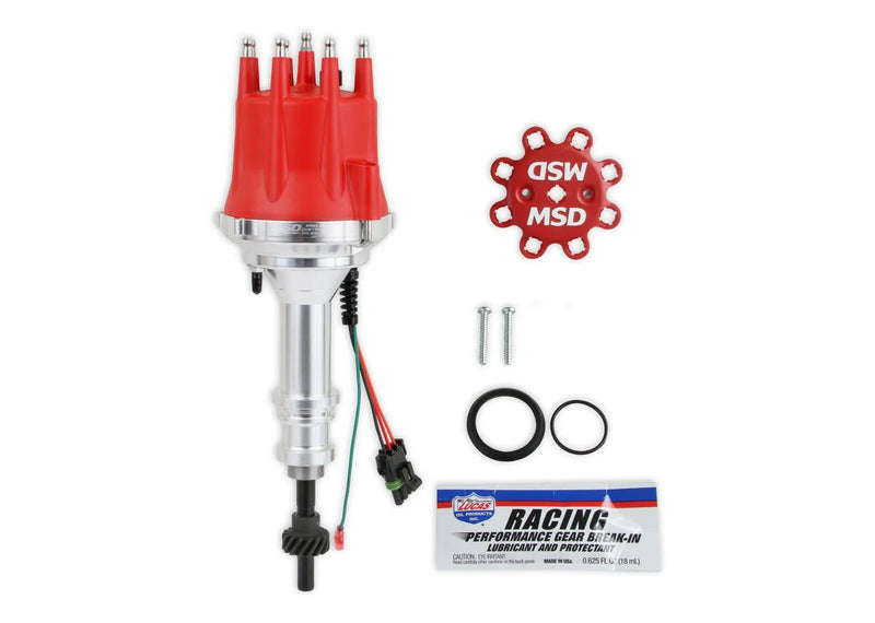 MSD Distributor, Ford 289/302, E-Curve, Steel Gear — fits Ford Explorer Un UP Uq