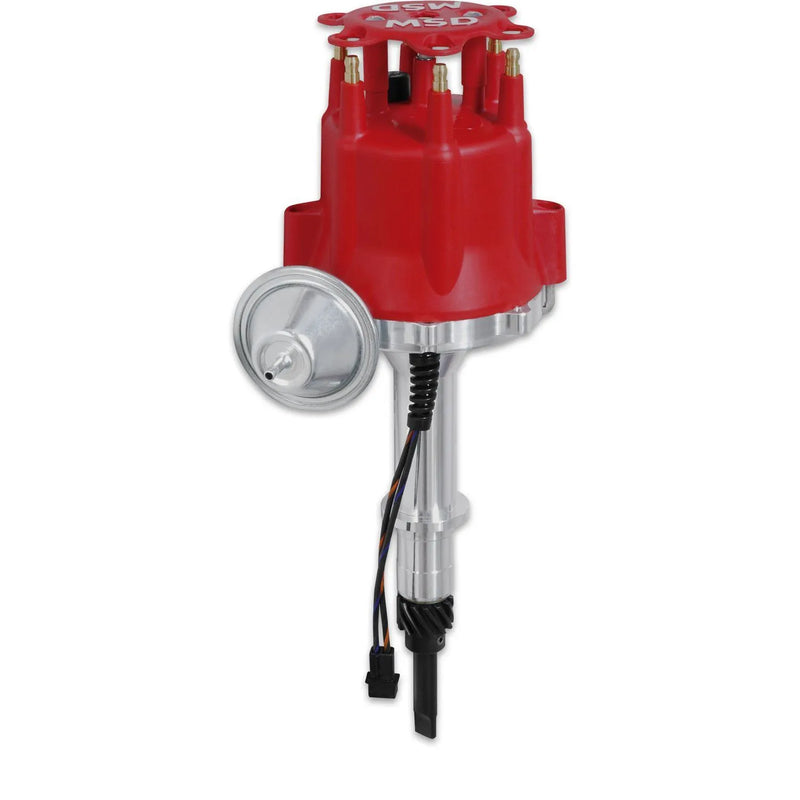MSD Chevy In-line 6 Cylinder Distributor For 194, 230, 250, 292 Inline-6 engines. Must be used with an 6, 7 or 8-se...