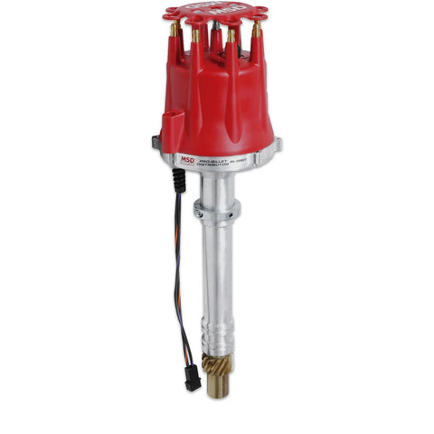 MSD Chevy V8 Pro-Billet Distributor Locked-out from the factory. Must be used with an 6, 7 or 8-series ignition...