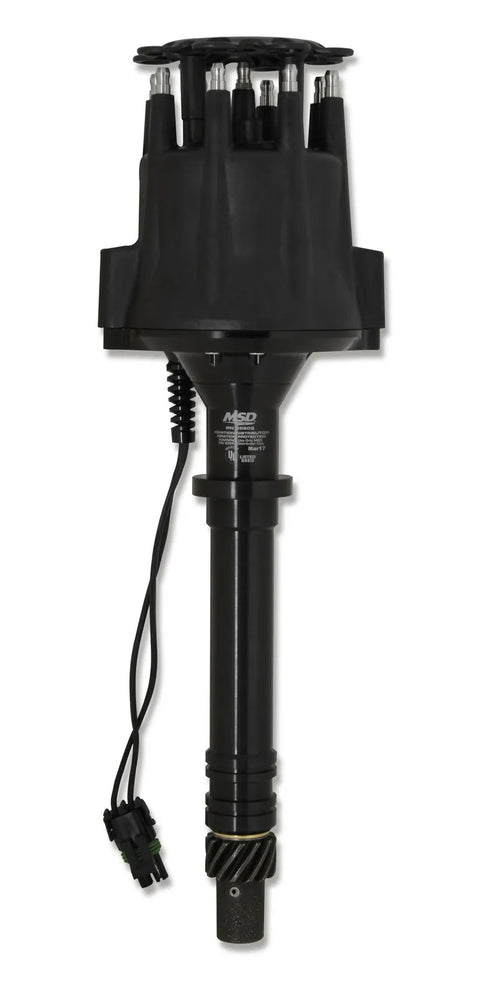 MSD Chevy V8 Marine Certified Distributor-Black Marine UL-Certified — fits Chevrolet Suburban 1500