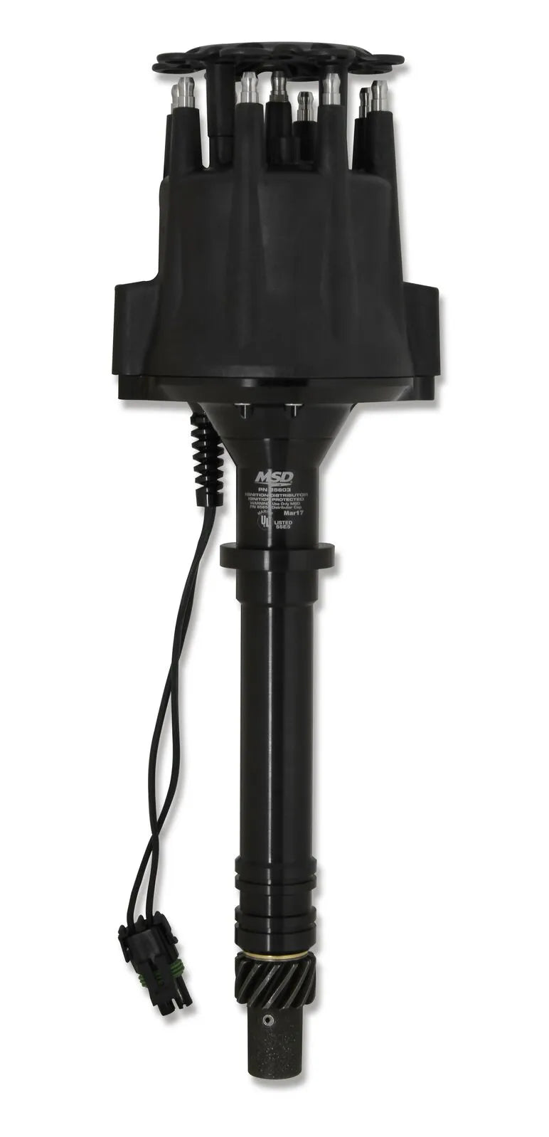 MSD 85603 Chevy V8 Marine Certified Distributor-Black