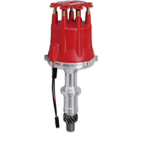 MSD Pontiac V8 350-455 Pro-Billet Distributor Fits 326, 350, 389, 400, 421, 428, and 455 Pontiac. Must be used with...