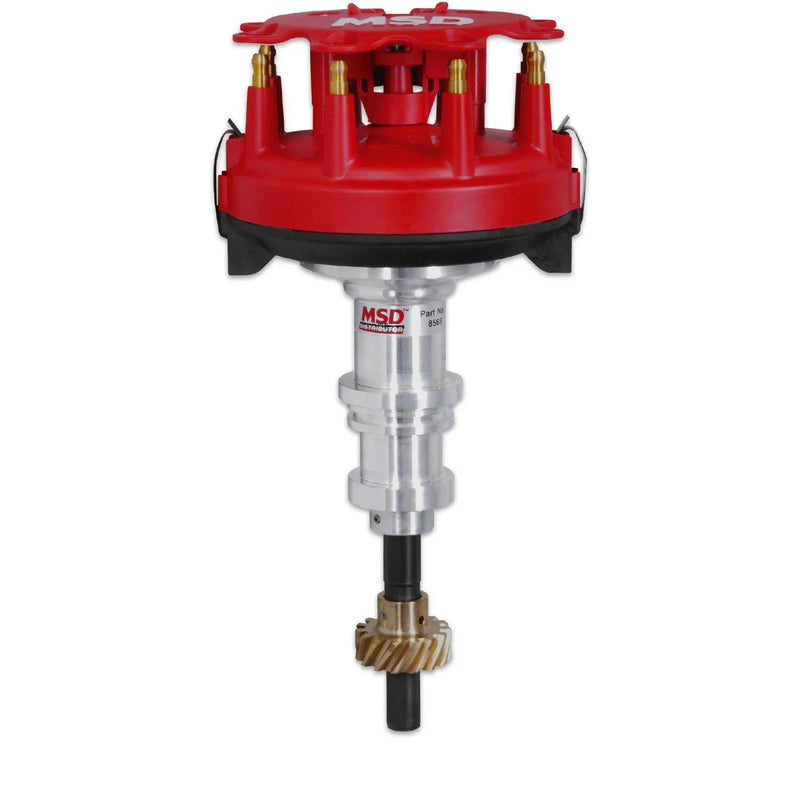 MSD Ford 351C-460 Crank Trigger Distributor Low-profile racing distributor, must be used with an 6, 7 or 8-series i...