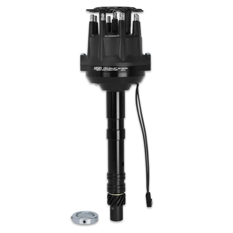 MSD Black Small Diameter Chevy V8 Pro-Billet Distributor — fits Chevrolet Suburban 1500