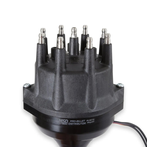 MSD Black Ford 351C - 460 Pro-Billet Distributor — fits Ford Granada Germany (image 2)