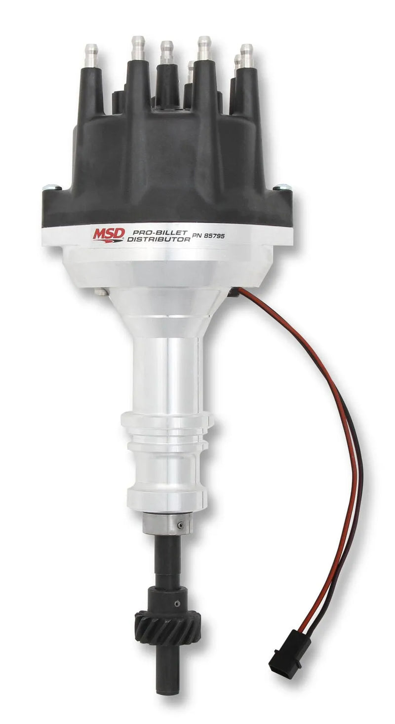 MSD Ford 289-302 Small Diameter Black Cap Pro-Billet Distributor — fits Ford Explorer Un UP Uq