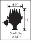 MSD Ford FE Ready-to-Run Distributor