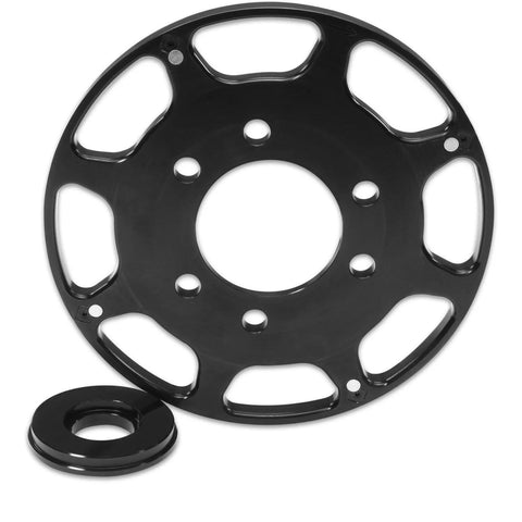MSD Crank Trigger Wheel - Flying Magnet - SBC - 7 in. Black - Replacement Wheel for Small Block Chevy Crank Trigger...