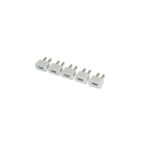 MSD 7000 Series Module Kit, Even Increments RPM Module Kits include five modules in 200 rpm increments.