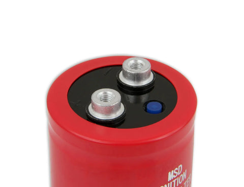 MSD Noise Capacitor, 26 Kufd Filters away EMI that is caused by power cables and prevents damage from voltage and current surges.