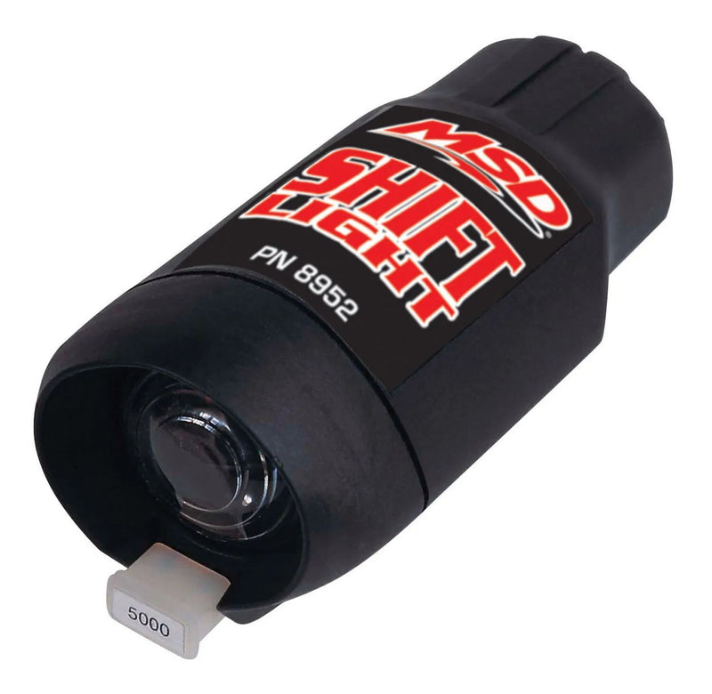 MSD LED Shift Light Plugs-in directly to all ignitions for an instant Shift Light. Needs rpm modules to set the RPM.