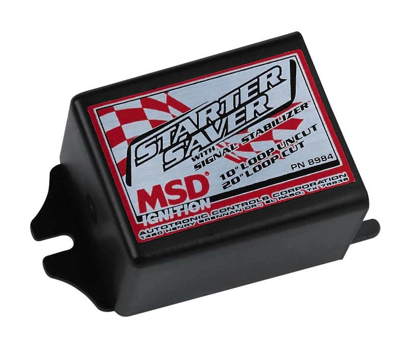 MSD Starter Saver with Signal Stabilizer Start Retard to make for Easier Starts on Crank Triggered Engines