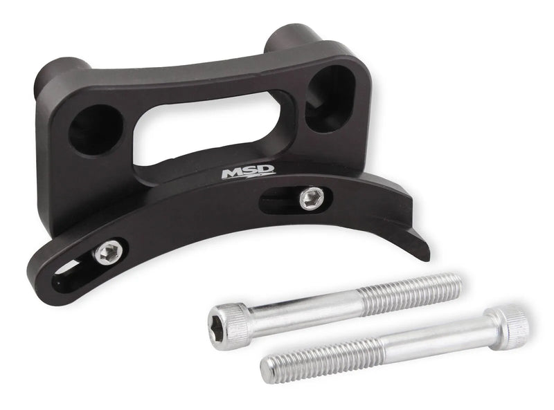 MSD Adjustable Billet Timing Pointer - SBF 11 O'clock TDC - Fits Stock and SVO Blocks — fits Ford Explorer Un UP Uq