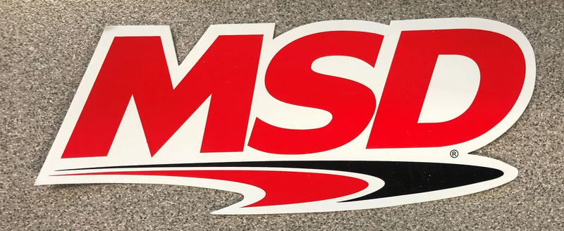 MSD 9306 Decal The Logo Decal; Red, Black & White. 5.5"