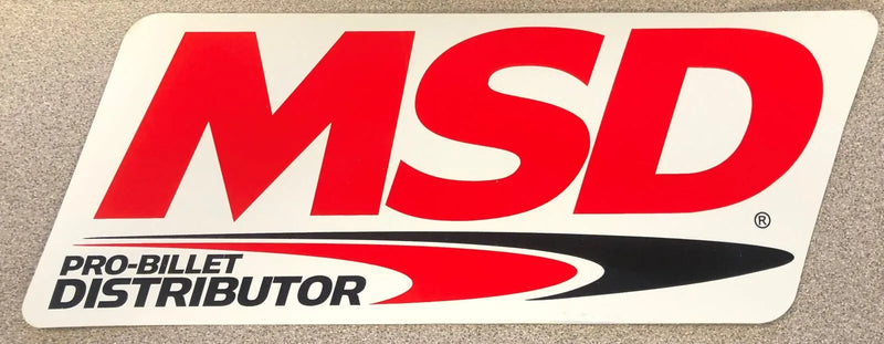 MSD 9309 Decal Pro-Billet Distributor The Logo Decal;