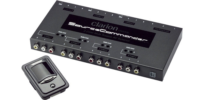 Clarion Audio A/V Switcher 3 Inputs/4 Outputs MSS430