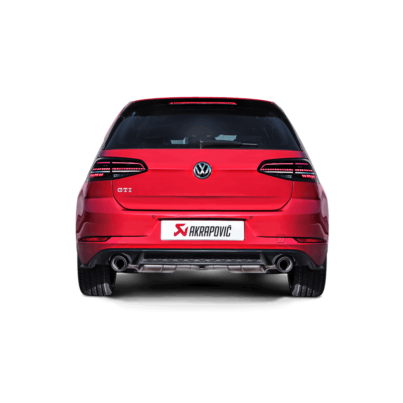 Akrapovic Slip On Line Titanium (Golf GTI FL 169 kW 17+) — fits Volkswagen Golf