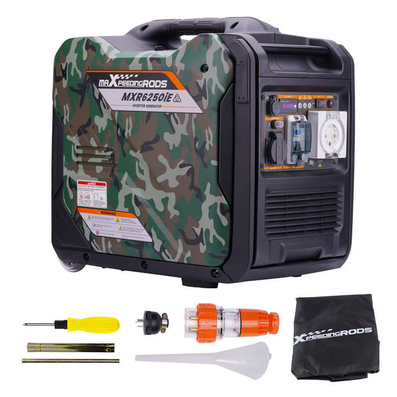 Inverter Generator 5500W Max 5000W Generator portable Petrol Electric Start Camp