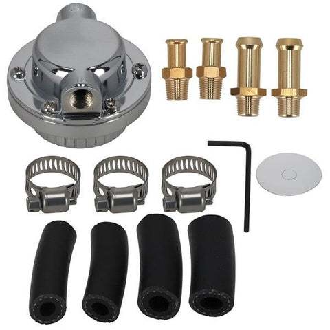 Universal Adjustable Fuel Pressure Regulator Kit 1-6 PSI for Carburetor Engines